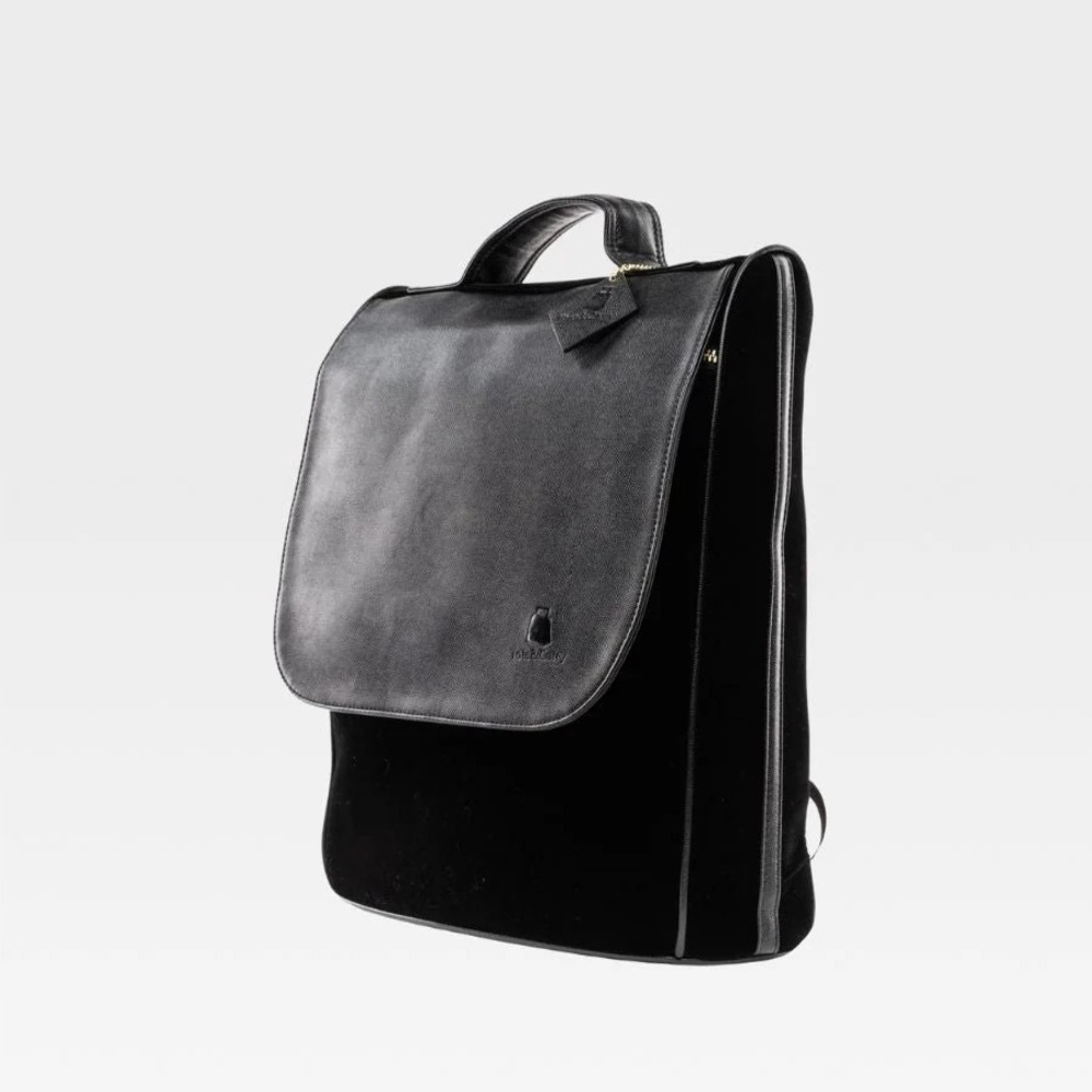 Black Leather Men's Bag